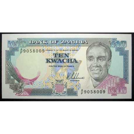 Zambia - 10 Kwacha 1989