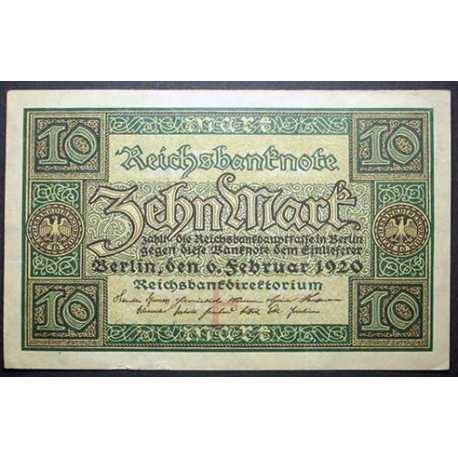 Germany - 10 Mark 1920