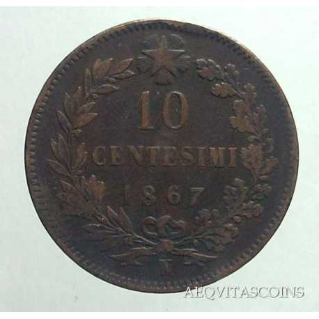 Vitt. Eman. II - 10 Cent 1862 M