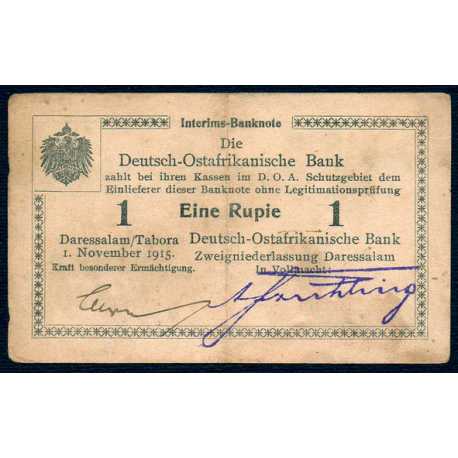 Germany - Est Africa - 1 Rupia 1915